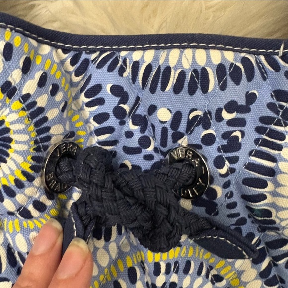 NWOT Vera Bradley Blue Starry Night Patterned shoulder tote Bag - Picture 3 of 9